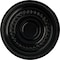 Ekena Millwork Oldham Ceiling Medallion (Fits Canopies up to 8 5/8"), Hand-Painted Black Pearl, 18"OD x 1 1/4"P CM18OLBPS - alternate 1